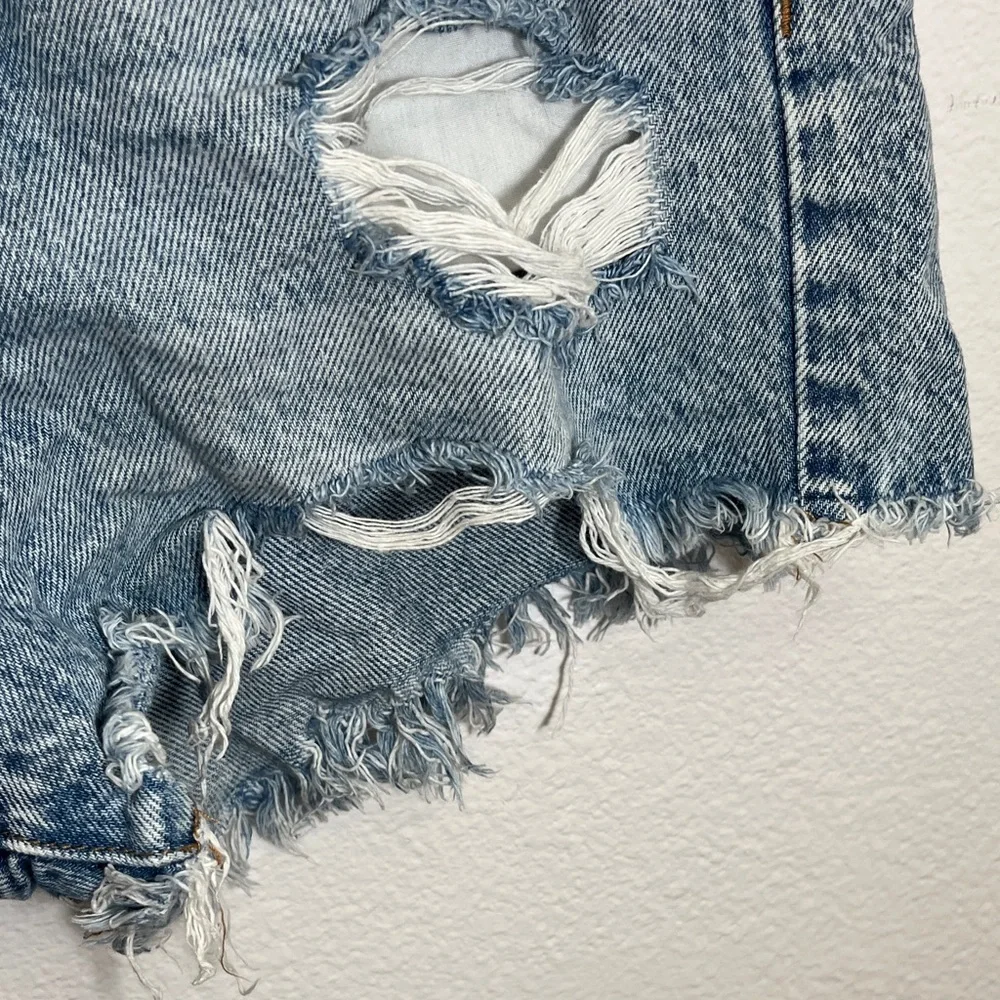 Aeropostale Boyfriend Short Distressed Denim Shorts